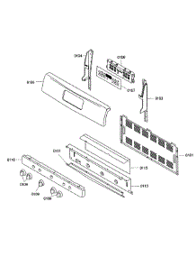 Control Panel parts for Bosch Range HGS5053UC/04 from AppliancePartsPros.com