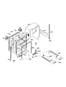 Tub parts for Bosch Dishwasher SHE43F15UC/60 from AppliancePartsPros.com