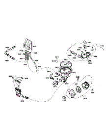 Heater  /  Sump  /  Pump parts for Bosch Dishwasher SHE43F15UC/60 from AppliancePartsPros.com