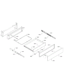 Drawer parts for Bosch Range HGI8054UC/05 from AppliancePartsPros.com