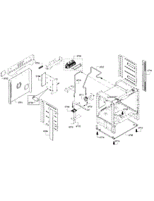 Frame parts for Bosch Range HGIP054UC/05 from AppliancePartsPros.com