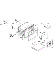 Cavity parts for Bosch Range HGIP054UC/03 from AppliancePartsPros.com