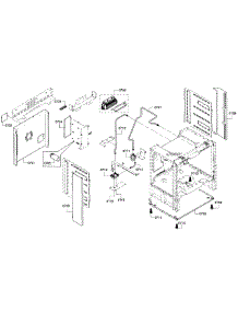 Frame parts for Bosch Range HGIP054UC/03 from AppliancePartsPros.com