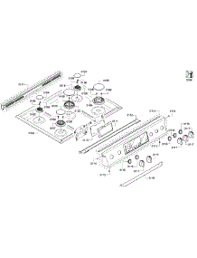 Cooktop Asy parts for Bosch Range HGIP054UC/04 from AppliancePartsPros.com