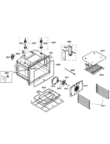 Lower Oven Assembly parts for Bosch Wall Oven HBL8650UC/03 from AppliancePartsPros.com
