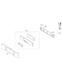 Control Panel parts for Bosch Wall Oven HBL8751UC/01 from AppliancePartsPros.com