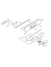 Control Panel parts for Bosch Range HIIP054U/01 from AppliancePartsPros.com