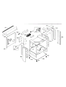 Frame parts for Bosch Range HIIP054U/01 from AppliancePartsPros.com