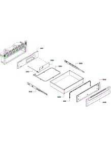 Drawer Assembly parts for Bosch Range HGS7282UC/01 from AppliancePartsPros.com