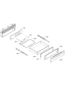 Drawer Assembly parts for Bosch Range HGS7282UC/05 from AppliancePartsPros.com