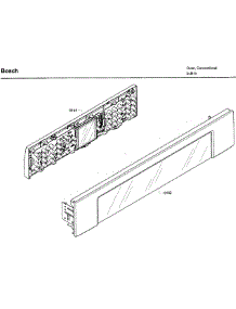 Control Panel parts for Bosch Wall Oven HBL8650UC/11 from AppliancePartsPros.com