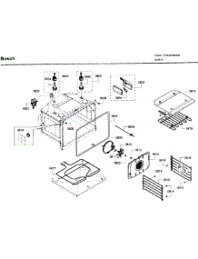 Cavity 2 parts for Bosch Wall Oven HBL8650UC/11 from AppliancePartsPros.com