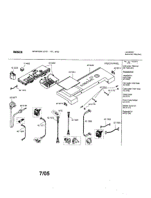 Fascia Panel parts for Bosch Washer WFMC3200UC/01 from AppliancePartsPros.com