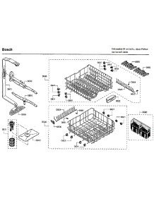 Rack parts for Bosch Dishwasher SHE3ARF5UC/22 from AppliancePartsPros.com