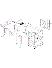 Frame parts for Bosch Range HDIP054U/01 from AppliancePartsPros.com