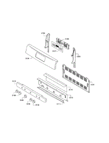 Control Panel parts for Bosch Range HGS5053UC/13 from AppliancePartsPros.com