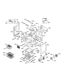 Cavity & Frame parts for Bosch Range HGS5053UC/13 from AppliancePartsPros.com