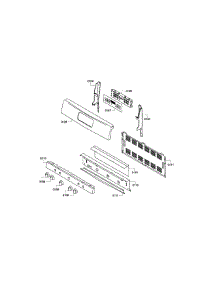 Control Panel parts for Bosch Range HGS3053UC/07 from AppliancePartsPros.com