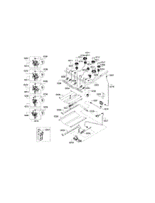 Valve Assembly parts for Bosch Range HGS3053UC/07 from AppliancePartsPros.com