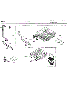 Rack Asy parts for Bosch Dishwasher SHX43C05UC/36 from AppliancePartsPros.com