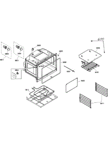 Oven Lower parts for Bosch Wall Oven HBL5660UC/02 from AppliancePartsPros.com