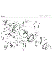 Tub parts for Bosch Washer WFMC8401UC/14 from AppliancePartsPros.com