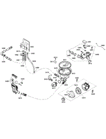 Pump Assembly parts for Bosch Dishwasher SHE55M12UC/57 from AppliancePartsPros.com