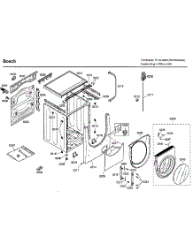 Frame parts for Bosch Washer WFMC8401UC/10 from AppliancePartsPros.com