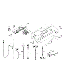 Control Panel parts for Bosch Washer WFMC8401UC/13 from AppliancePartsPros.com