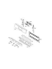 Control Panel parts for Bosch Range HGS3053UC/12 from AppliancePartsPros.com