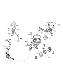 Pump Assembly parts for Bosch Dishwasher SHX46A02UC/21 from AppliancePartsPros.com