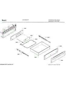 Drawer Assembly parts for Bosch Range HGS7282UC/07 from AppliancePartsPros.com