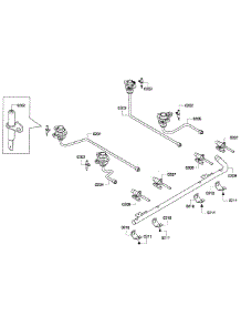 Manifold parts for Bosch Range HGS7282UC/04 from AppliancePartsPros.com