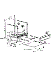 Support Assembly parts for Bosch Range HES256U from AppliancePartsPros.com