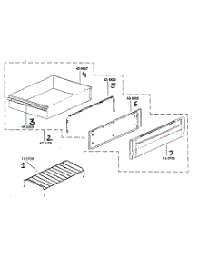 Warming Drawer parts for Bosch Range HES256U from AppliancePartsPros.com