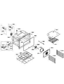 Oven Upper parts for Bosch Wall Oven HBL5660UC/06 from AppliancePartsPros.com