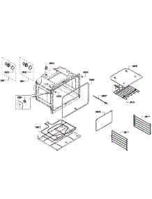 Oven Lower parts for Bosch Wall Oven HBL5660UC/06 from AppliancePartsPros.com