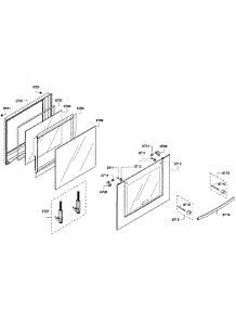 Door Lower parts for Bosch Wall Oven HBL5660UC/06 from AppliancePartsPros.com