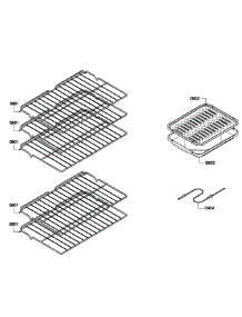 Shelfs parts for Bosch Wall Oven HBL5660UC/06 from AppliancePartsPros.com