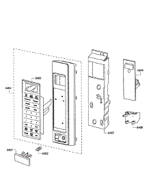 Microwave Panel parts for Bosch Wall Oven HBL5760UC/08 from AppliancePartsPros.com