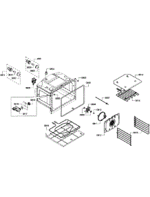 Oven Assembly parts for Bosch Wall Oven HBL5760UC/08 from AppliancePartsPros.com