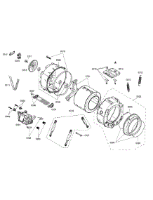 Tub Assembly parts for Bosch Washer WAS20160UC/38 from AppliancePartsPros.com