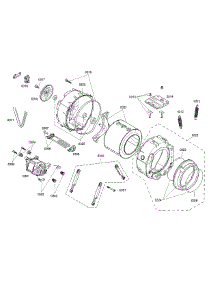 Tub Assembly parts for Bosch Washer WAS20160UC/33 from AppliancePartsPros.com