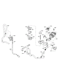 Sump  /  Drain Pump  /  Heat Pump parts for Bosch Dishwasher SHE3ARF5UC/08 from AppliancePartsPros.com