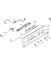 Control Panel parts for Bosch Dishwasher SHX6AP05UC/02 from AppliancePartsPros.com