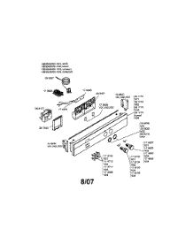 Fascia Panel parts for Bosch Wall Oven HBN5450SK/02 from AppliancePartsPros.com