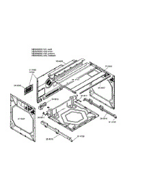Side Panels  /  Upper Case parts for Bosch Wall Oven HBN5450SK/02 from AppliancePartsPros.com