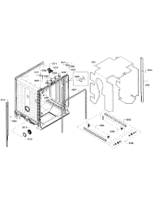 Cabinet parts for Bosch Dishwasher SHX6AP02UC/05 from AppliancePartsPros.com