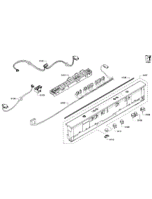 Control Panel parts for Bosch Dishwasher SHX6AP02UC/06 from AppliancePartsPros.com