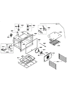 Oven Assembly parts for Bosch Wall Oven HBL8750UC/05 from AppliancePartsPros.com